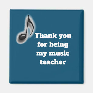 Aimant Remerciements à mon professeur de musique