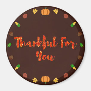 Aimant Remerciements Pour Vous, Thanksgiving