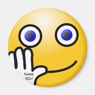 Aimant Remerciez émoticon !