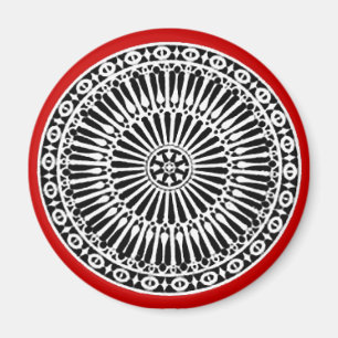 Aimant RENAISSANCE, rouge