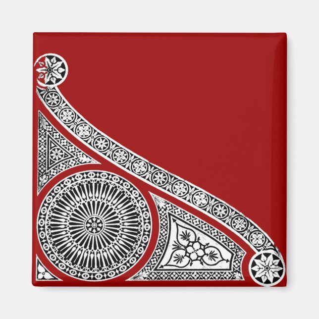 Aimant RENAISSANCE rouge (Devant)