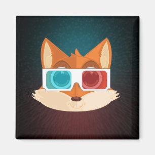Aimant Renard - 3D