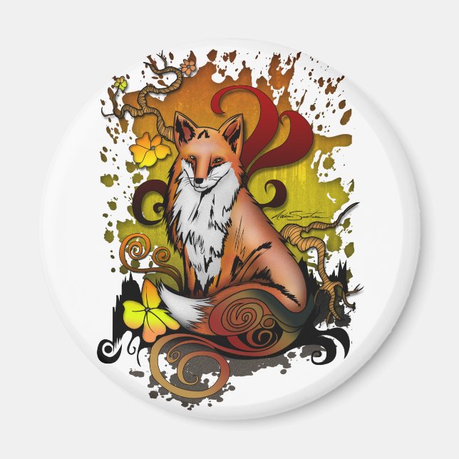 Aimant Renard extérieur (Devant)