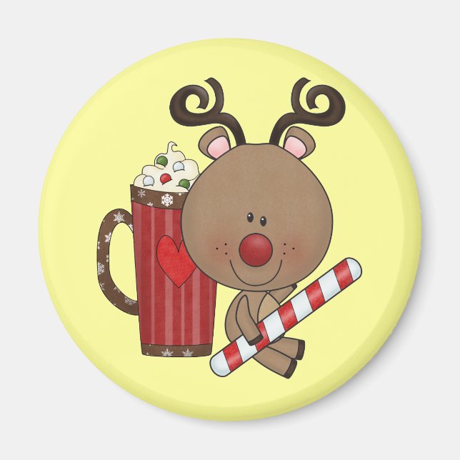 Aimant Renne de Rudy avec du cacao (Devant)