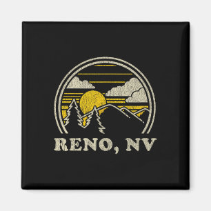 Aimant Reno Nevada Nv T Shirt Vintage Randonnée Montagnes