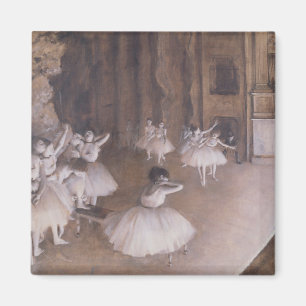 Aimant Répétition de ballet d'Edgar Degas   sur l'étap