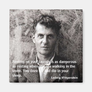 Aimant Reposer sur vos lauriers est comme dan...