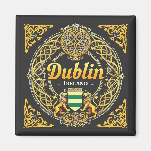 Aimant République d'Irlande de Dublin (Devant)