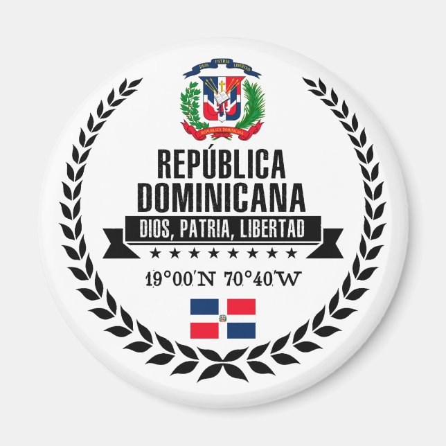 Aimant République dominicaine (Devant)