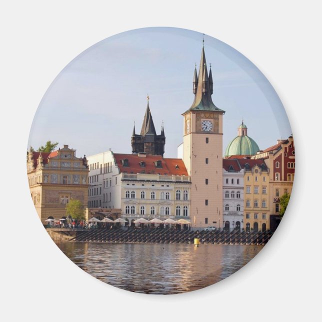 Aimant République tchèque : Prague cityscape (Devant)