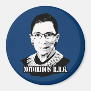 Aimant Réputé R.B.G. - Ruth Bader Ginsburg