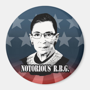 Aimant Réputé R.B.G. - Ruth Bader Ginsburg
