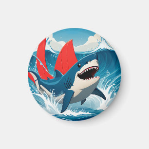 Aimant Requin dans l'océan 
