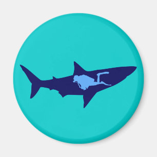 Aimant Requin diver shark