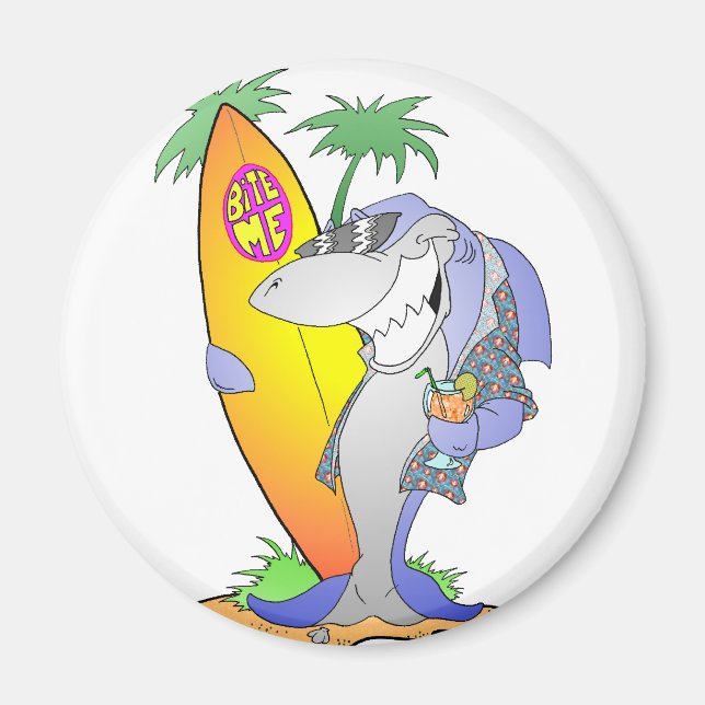 Aimant Requin surf (Devant)