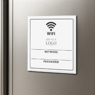 Aimant Réseau Wifi Mot De Passe Qr Code Modern Business L