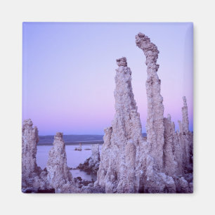 Aimant Réserve de Mono Lake. Californie. États-Unis Tufa