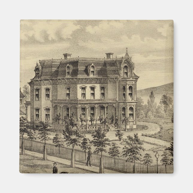 Aimant Résidence AM Brown (Devant)