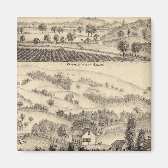 Aimant Résidence de Joseph Alexander, Mendocino (Devant)