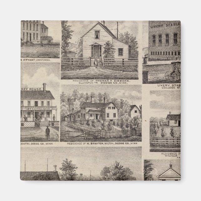 Aimant Résidences et bâtiments agricoles, Owatonna, Minne (Devant)