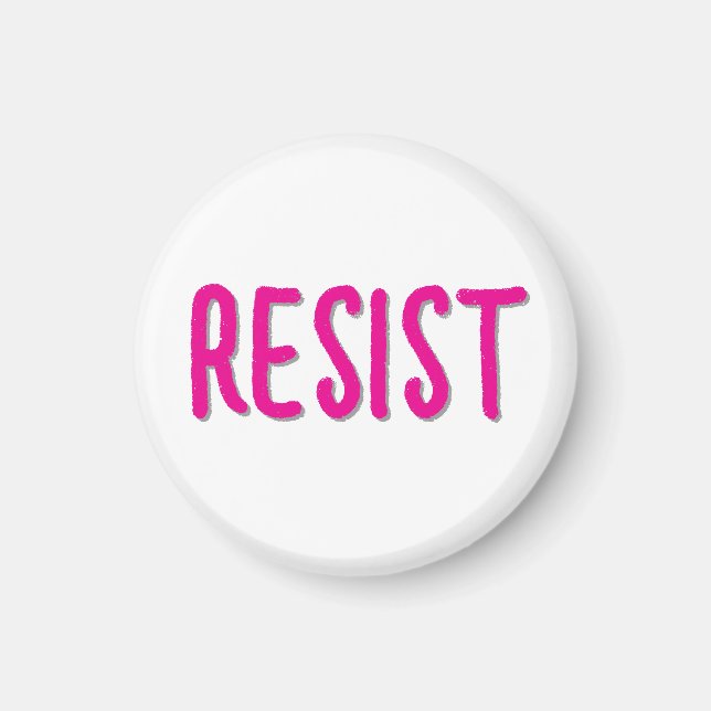 Aimant Resist Resistance Pink (Devant)