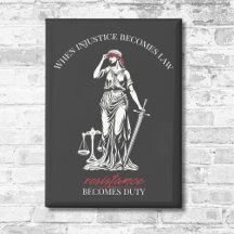Résistance de la dame Justice