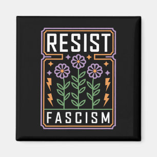 Aimant Résister à la protestation contre le fascisme Trum