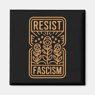 Aimant Résister à la protestation contre le fascisme Trum