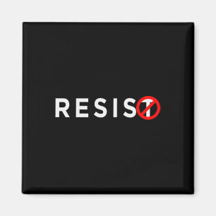 Aimant Résistez à la Chemise #Résistez à l'anti-Trump #in