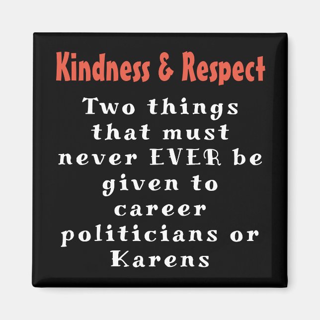 Aimant Respect et courtoisie (Devant)