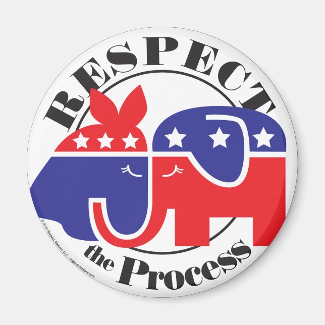 Aimant Respecter le processus (Devant)