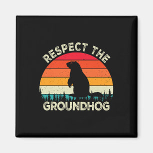 Aimant Respectez Le Jour De La Marmotte Rongeurs Cute Ret