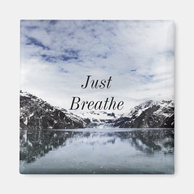 Aimant "Respire." Devis d'origine (Devant)