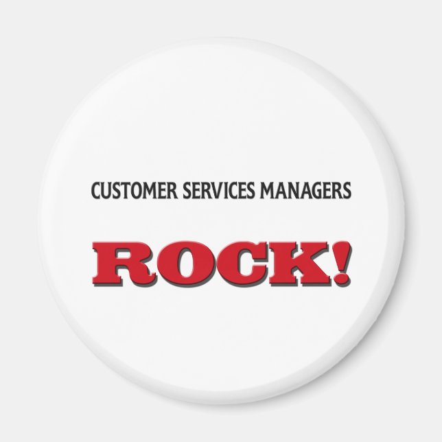 Aimant Responsables des services clients Rock (Devant)