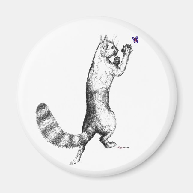 Aimant Ressort de chat (Devant)