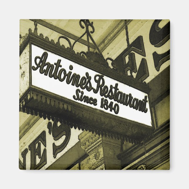 Aimant Restaurants de la Nouvelle-Orléans (Devant)