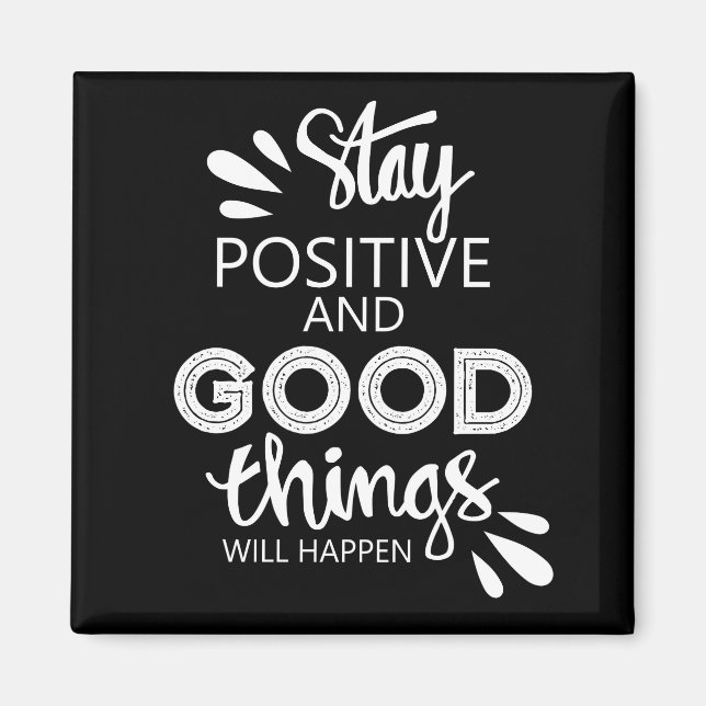 Aimant Rester positif (Devant)