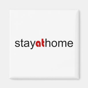 Aimant Restez à la maison