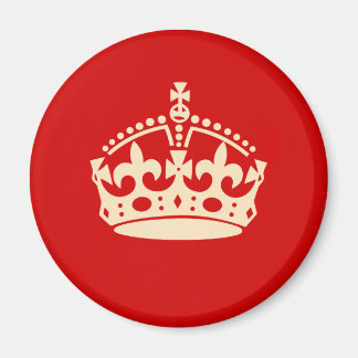 Aimant Restez calme et continuez sur l'aimant