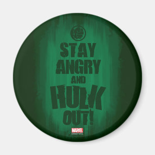 Aimant Restez En Colère Et Devenez Hulk