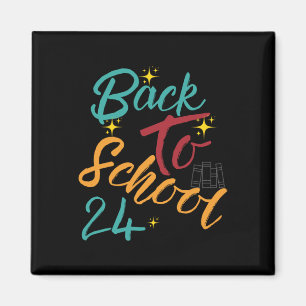 Aimant Retour À L'École 2024 Classique T-short Design