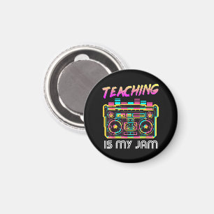 Aimant Retour à l'école Rétro Enseigner est mon truc 80s
