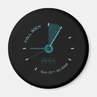 Aimant Retour arrière Heure d'été