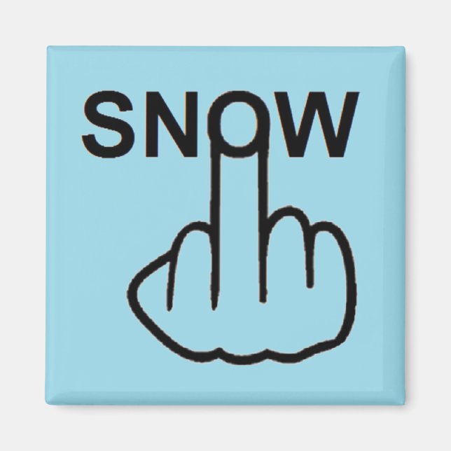 Aimant Retournement de neige magnétique (Devant)