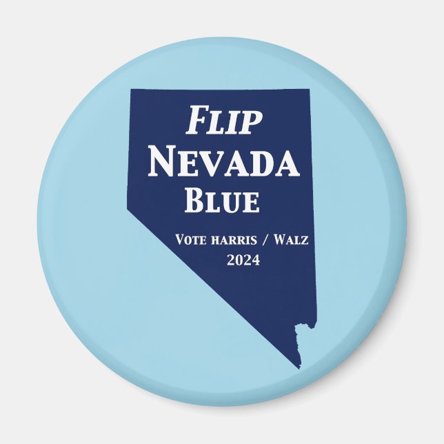 Aimant Retourner Nevada Blue en 2024 (Devant)