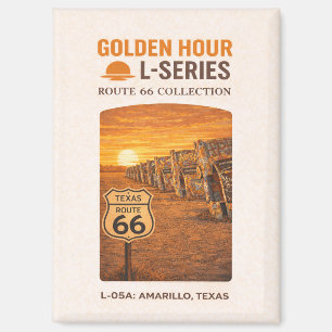Aimant Rétro Amarillo Texas Route 66 Monument Historique