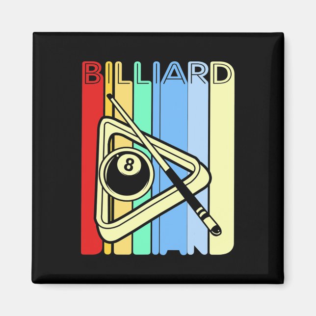 Aimant Retro Billiard (Devant)