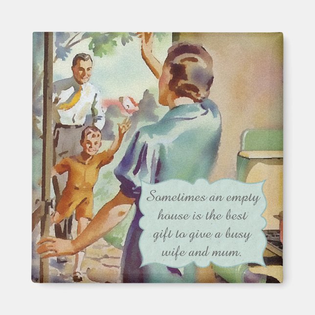 Aimant Rétro Housewife (Devant)