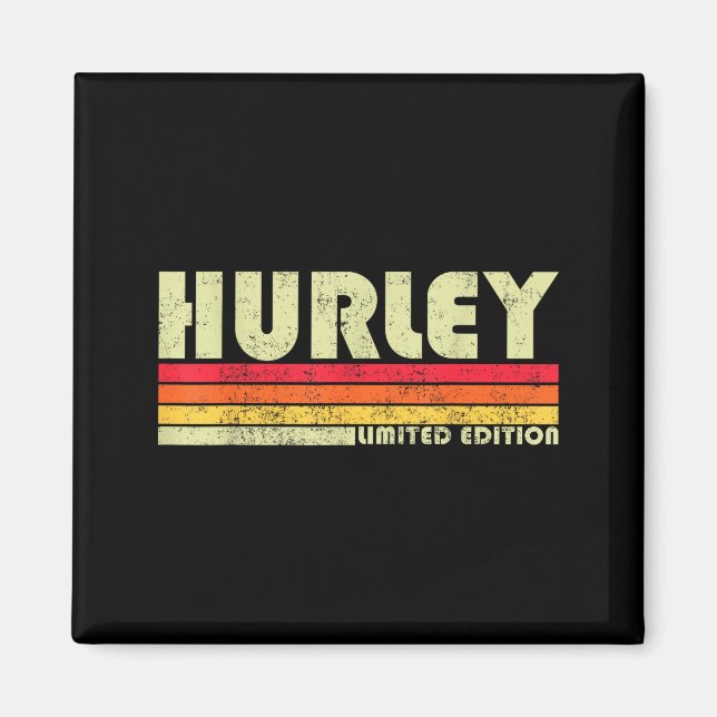 Aimant Retro Hurley Home State Cool 70s 80s Style Sunset  (Devant)