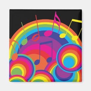 Aimant Rétro musique